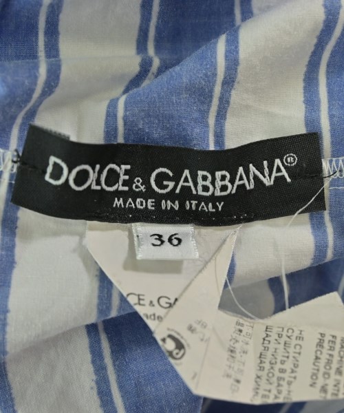 DOLCE&GABBANA（ドルチェアンドガッバーナ）カジュアルシャツ 青 サイズ:36(XS位) レディース/2200677854120