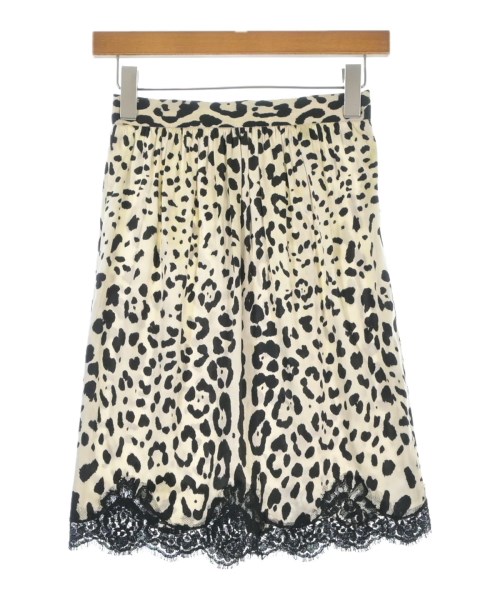 DOLCE&GABBANA(ドルチェアンドガッバーナ)ミニスカート 白 サイズ:36(XS位)/2200683253122