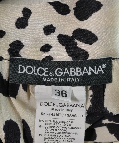 DOLCE&GABBANA（ドルチェアンドガッバーナ）ミニスカート 白 サイズ:36(XS位) レディース/2200683253122