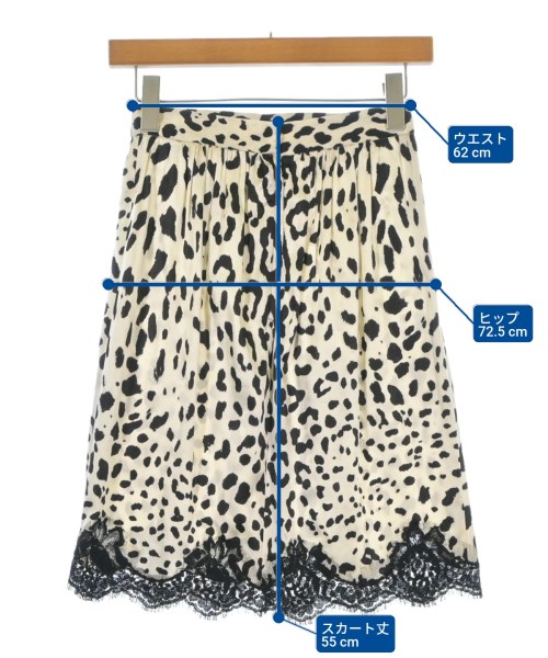 DOLCE&GABBANA（ドルチェアンドガッバーナ）ミニスカート 白 サイズ:36(XS位) レディース/2200683253122