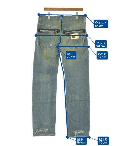 DOLCE&GABBANA（ドルチェアンドガッバーナ）デニムパンツ 青 サイズ:48(L位) メンズ/2200683285017
