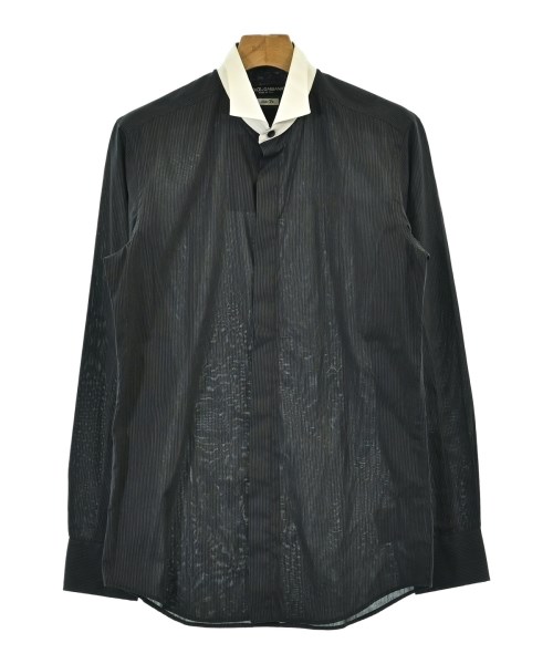 DOLCE&GABBANA(ドルチェアンドガッバーナ)カジュアルシャツ 紺 サイズ:40(L位)/2200683285154