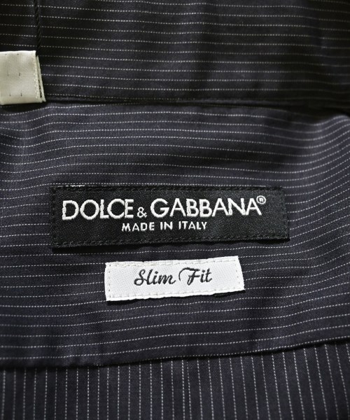 DOLCE&GABBANA（ドルチェアンドガッバーナ）カジュアルシャツ 紺 サイズ:40(L位) メンズ/2200683285154