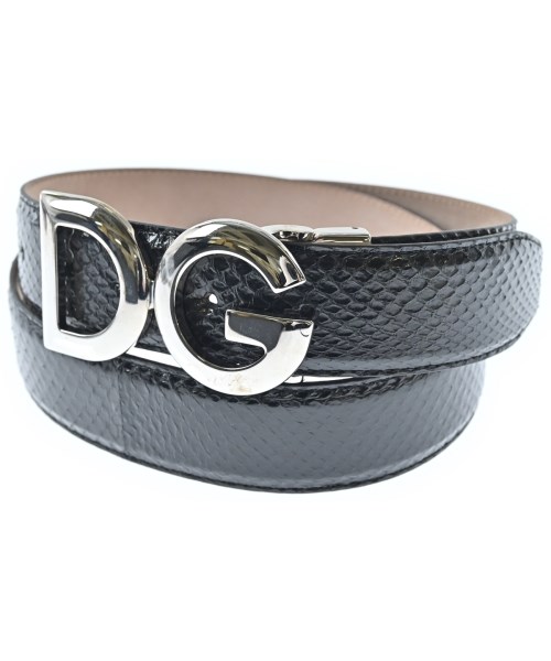 DOLCE&GABBANA(ドルチェアンドガッバーナ)ベルト 黒 サイズ:-/2200683285277