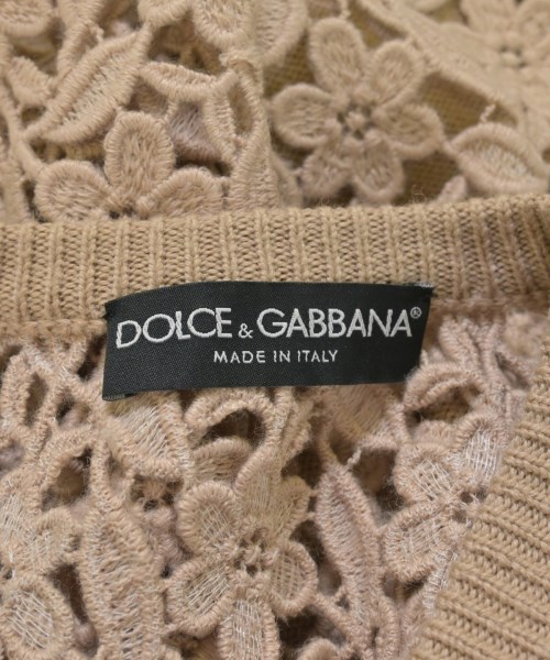 DOLCE&GABBANA（ドルチェアンドガッバーナ）カーディガン ベージュ サイズ:38(S位) レディース/2200682886420
