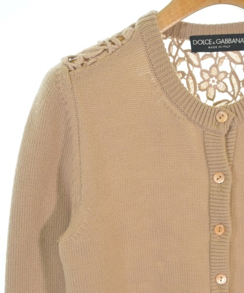 DOLCE&GABBANA（ドルチェアンドガッバーナ）カーディガン ベージュ サイズ:38(S位) レディース/2200682886420