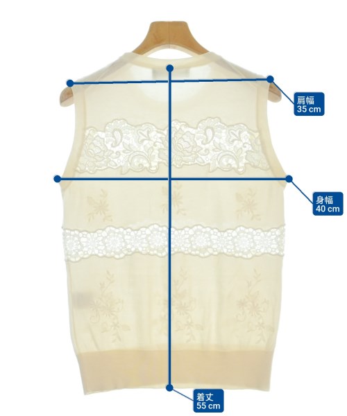 DOLCE&GABBANA（ドルチェアンドガッバーナ）ベスト/ノースリーブ 白 サイズ:40(M位) レディース/2200682886536