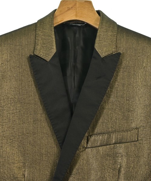 DOLCE&GABBANA（ドルチェアンドガッバーナ）テーラードジャケット ゴールド サイズ:1(S位) メンズ/2200684438030