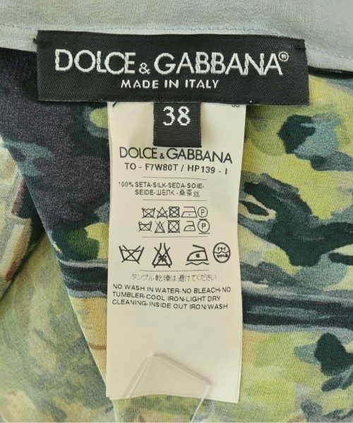 DOLCE&GABBANA（ドルチェアンドガッバーナ）ブラウス 青 サイズ:38(S位) レディース/2200686220039