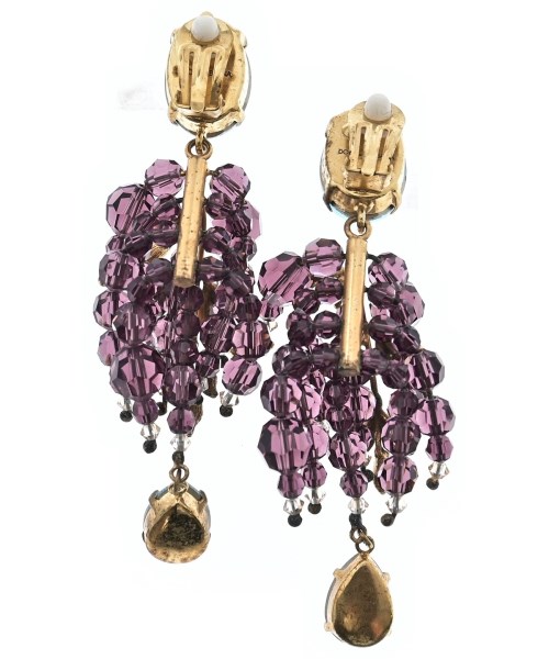 DOLCE&GABBANA（ドルチェアンドガッバーナ）ピアス・イヤリング 紫 サイズ:- レディース/2200686543374
