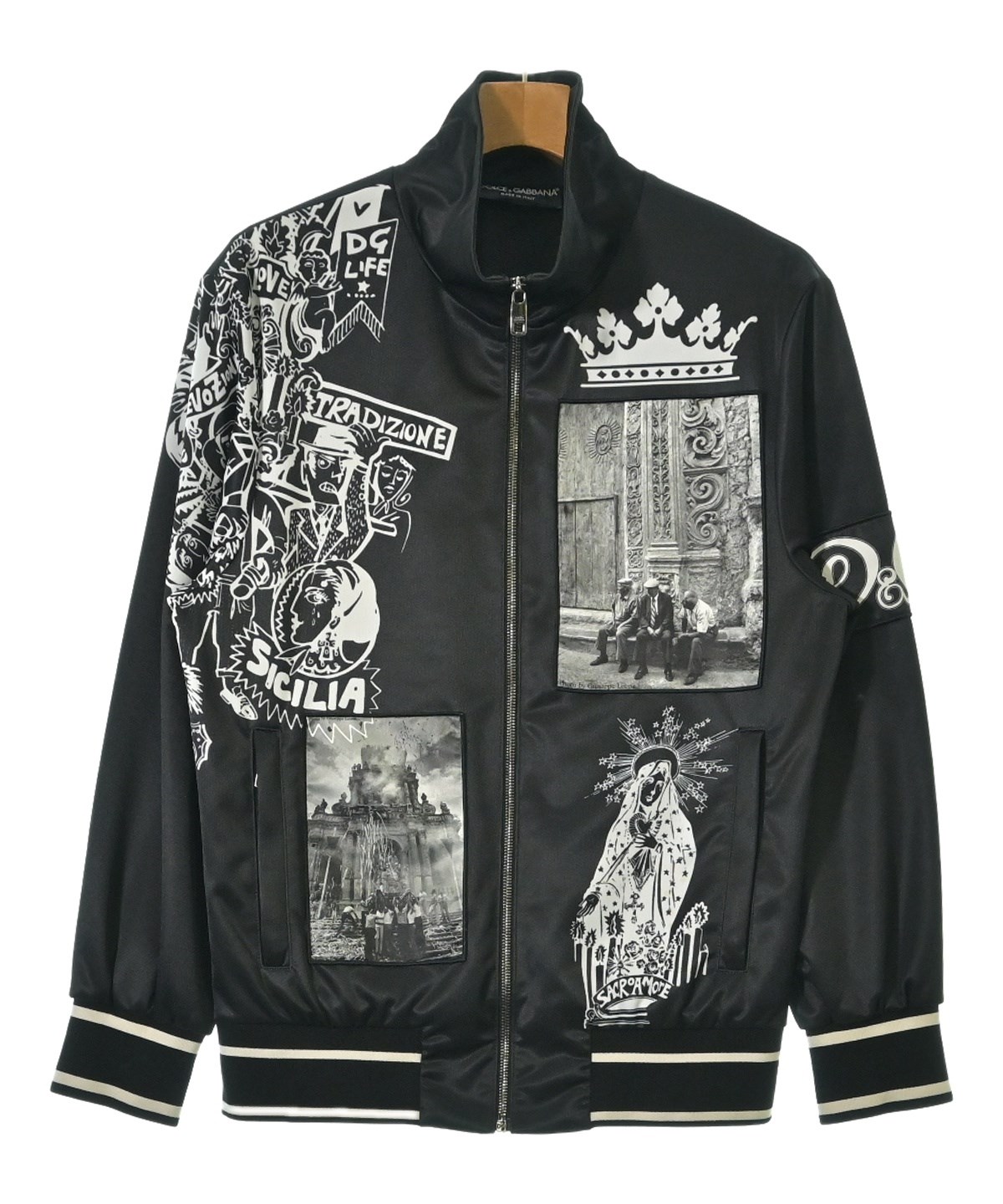 DOLCE&GABBANA（ドルチェアンドガッバーナ）ブルゾン 黒 サイズ:44(S位