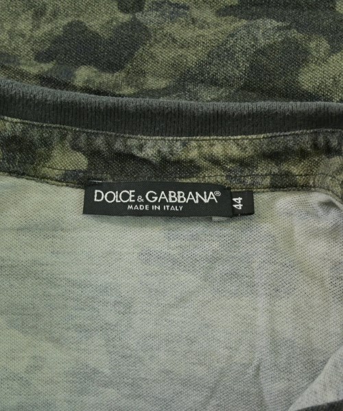 DOLCE&GABBANA（ドルチェアンドガッバーナ）ポロシャツ カーキ サイズ:44(S位) メンズ/2200686735052