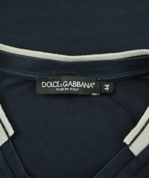 DOLCE&GABBANA（ドルチェアンドガッバーナ）Tシャツ・カットソー 紺 サイズ:44(S位) メンズ/2200686735120