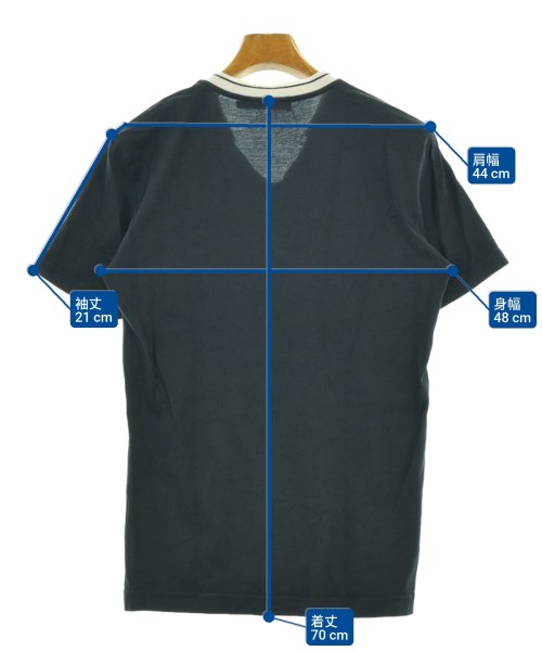 DOLCE&GABBANA（ドルチェアンドガッバーナ）Tシャツ・カットソー 紺 サイズ:44(S位) メンズ/2200686735120