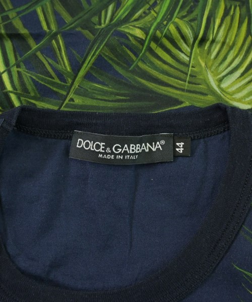 DOLCE&GABBANA（ドルチェアンドガッバーナ）Tシャツ・カットソー 紺 サイズ:44(S位) メンズ/2200686735144