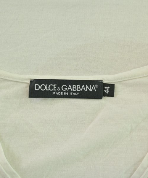 DOLCE&GABBANA（ドルチェアンドガッバーナ）Tシャツ・カットソー 白 サイズ:44(S位) メンズ/2200686735151