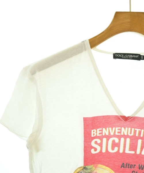DOLCE&GABBANA（ドルチェアンドガッバーナ）Tシャツ・カットソー 白 サイズ:44(S位) メンズ/2200686735151