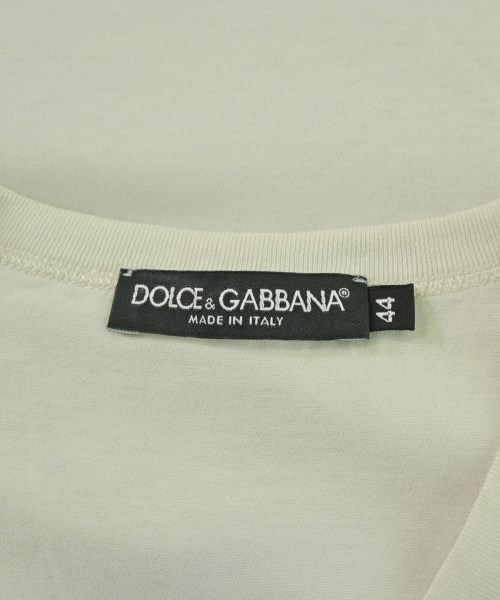 DOLCE&GABBANA（ドルチェアンドガッバーナ）Tシャツ・カットソー 白 サイズ:44(S位) メンズ/2200686735168