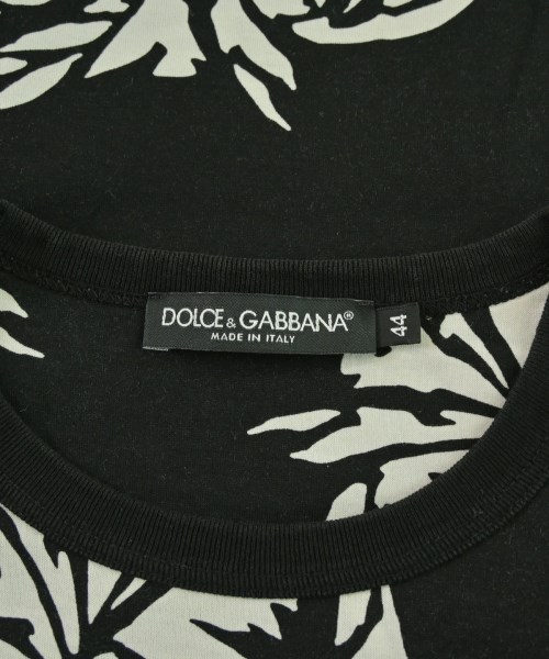 DOLCE&GABBANA（ドルチェアンドガッバーナ）Tシャツ・カットソー 黒 サイズ:44(S位) メンズ/2200686735212