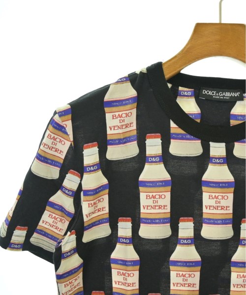 DOLCE&GABBANA（ドルチェアンドガッバーナ）Tシャツ・カットソー 黒 サイズ:44(S位) メンズ/2200686735229