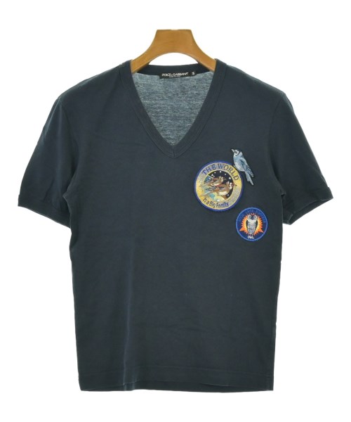 DOLCE&GABBANA(ドルチェアンドガッバーナ)Tシャツ・カットソー 紺 サイズ:44(S位)/2200686735236