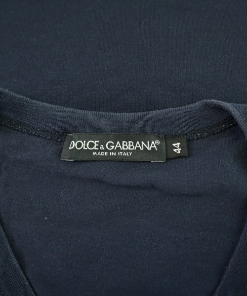 DOLCE&GABBANA（ドルチェアンドガッバーナ）Tシャツ・カットソー 紺 サイズ:44(S位) メンズ/2200686735236