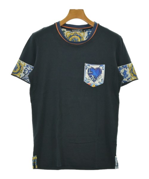 DOLCE&GABBANA(ドルチェアンドガッバーナ)Tシャツ・カットソー 紺 サイズ:46(M位)/2200686735243