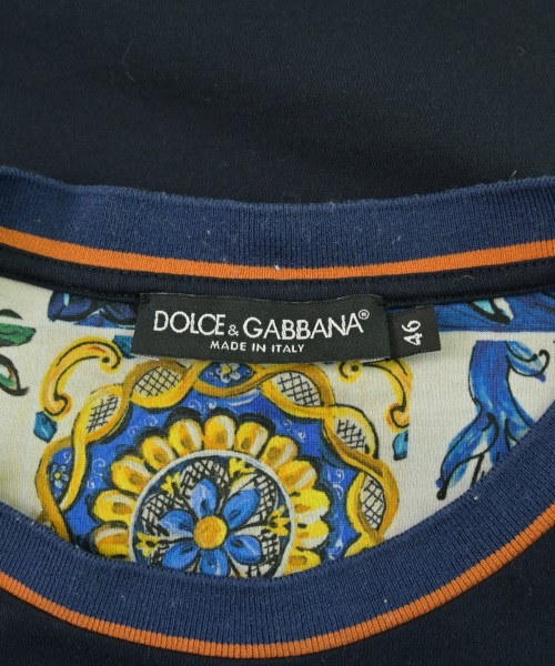 DOLCE&GABBANA（ドルチェアンドガッバーナ）Tシャツ・カットソー 紺 サイズ:46(M位) メンズ/2200686735243