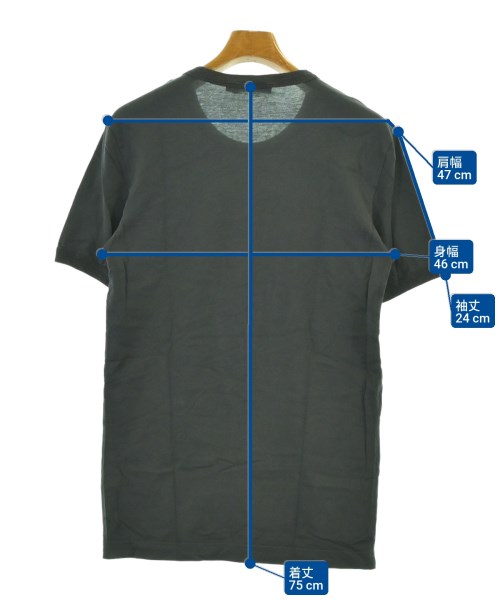 DOLCE&GABBANA（ドルチェアンドガッバーナ）Tシャツ・カットソー グレー サイズ:44(S位) メンズ/2200686735250