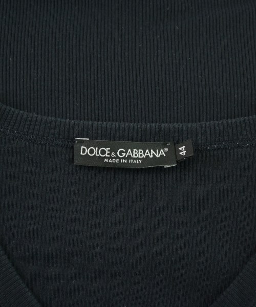 DOLCE&GABBANA（ドルチェアンドガッバーナ）Tシャツ・カットソー 黒 サイズ:44(S位) メンズ/2200686735267