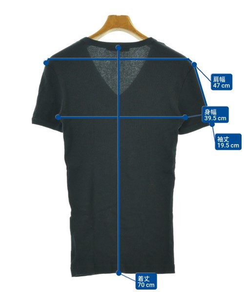 DOLCE&GABBANA（ドルチェアンドガッバーナ）Tシャツ・カットソー 黒 サイズ:44(S位) メンズ/2200686735267
