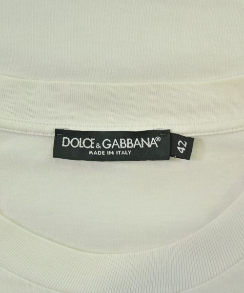DOLCE&GABBANA（ドルチェアンドガッバーナ）Tシャツ・カットソー 白 サイズ:42(XS位) メンズ/2200686735274