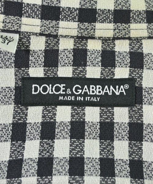 DOLCE&GABBANA（ドルチェアンドガッバーナ）カジュアルシャツ 黒 サイズ:37(XS位) メンズ/2200686735311