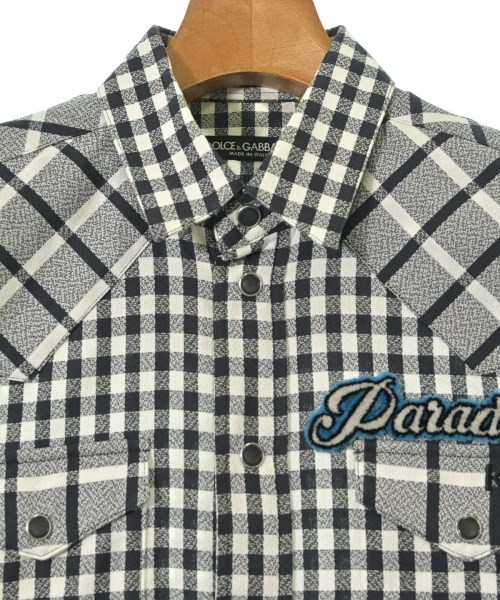 DOLCE&GABBANA（ドルチェアンドガッバーナ）カジュアルシャツ 黒 サイズ:37(XS位) メンズ/2200686735311