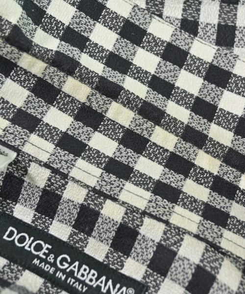 DOLCE&GABBANA（ドルチェアンドガッバーナ）カジュアルシャツ 黒 サイズ:37(XS位) メンズ/2200686735311