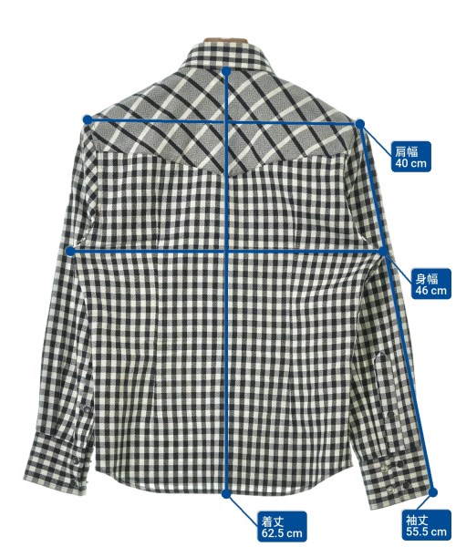 DOLCE&GABBANA（ドルチェアンドガッバーナ）カジュアルシャツ 黒 サイズ:37(XS位) メンズ/2200686735311