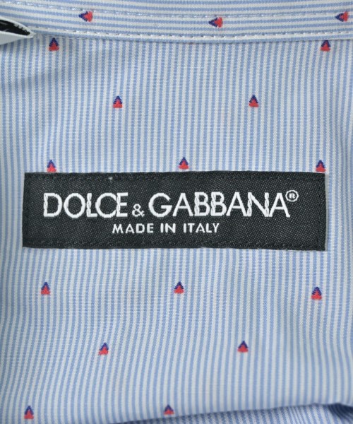 DOLCE&GABBANA（ドルチェアンドガッバーナ）カジュアルシャツ 青 サイズ:14 1/2(XS位) メンズ/2200686735342