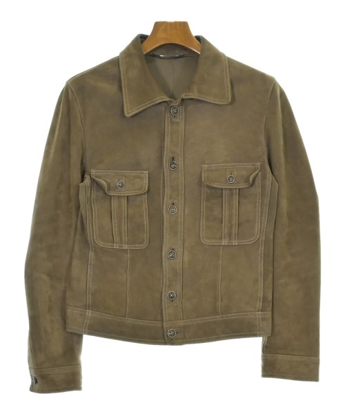 DOLCE&GABBANA(ドルチェアンドガッバーナ)ブルゾン 茶 サイズ:46(M位)/2200687450015