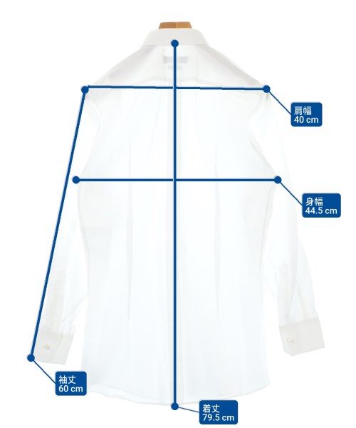 DOLCE&GABBANA（ドルチェアンドガッバーナ）カジュアルシャツ 白 サイズ:15(S位) メンズ/2200678493106