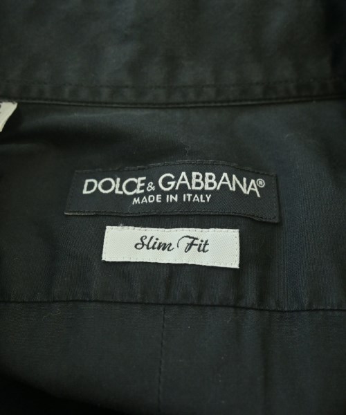 DOLCE&GABBANA（ドルチェアンドガッバーナ）カジュアルシャツ 黒 サイズ:38(S位) メンズ/2200687951017