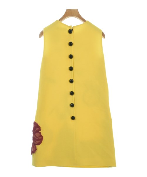 DOLCE&GABBANA（ドルチェアンドガッバーナ）ワンピース 黄 サイズ:36(XS位) レディース/2200688776091