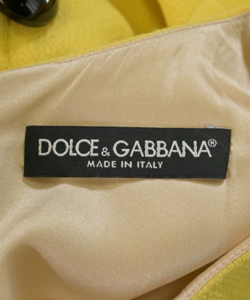 DOLCE&GABBANA（ドルチェアンドガッバーナ）ワンピース 黄 サイズ:36(XS位) レディース/2200688776091