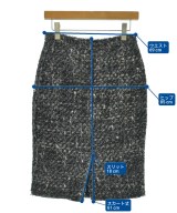 DOLCE&GABBANA（ドルチェアンドガッバーナ）ひざ丈スカート 黒 サイズ:40(M位) レディース/2200683201031