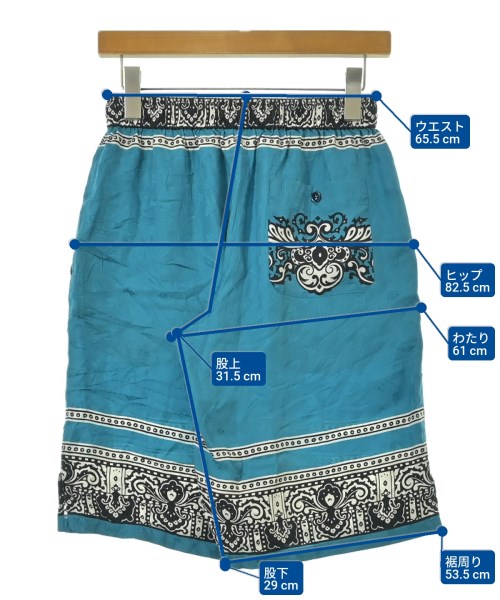 DOLCE&GABBANA（ドルチェアンドガッバーナ）ショートパンツ 青 サイズ:46(M位) メンズ/2200689982057
