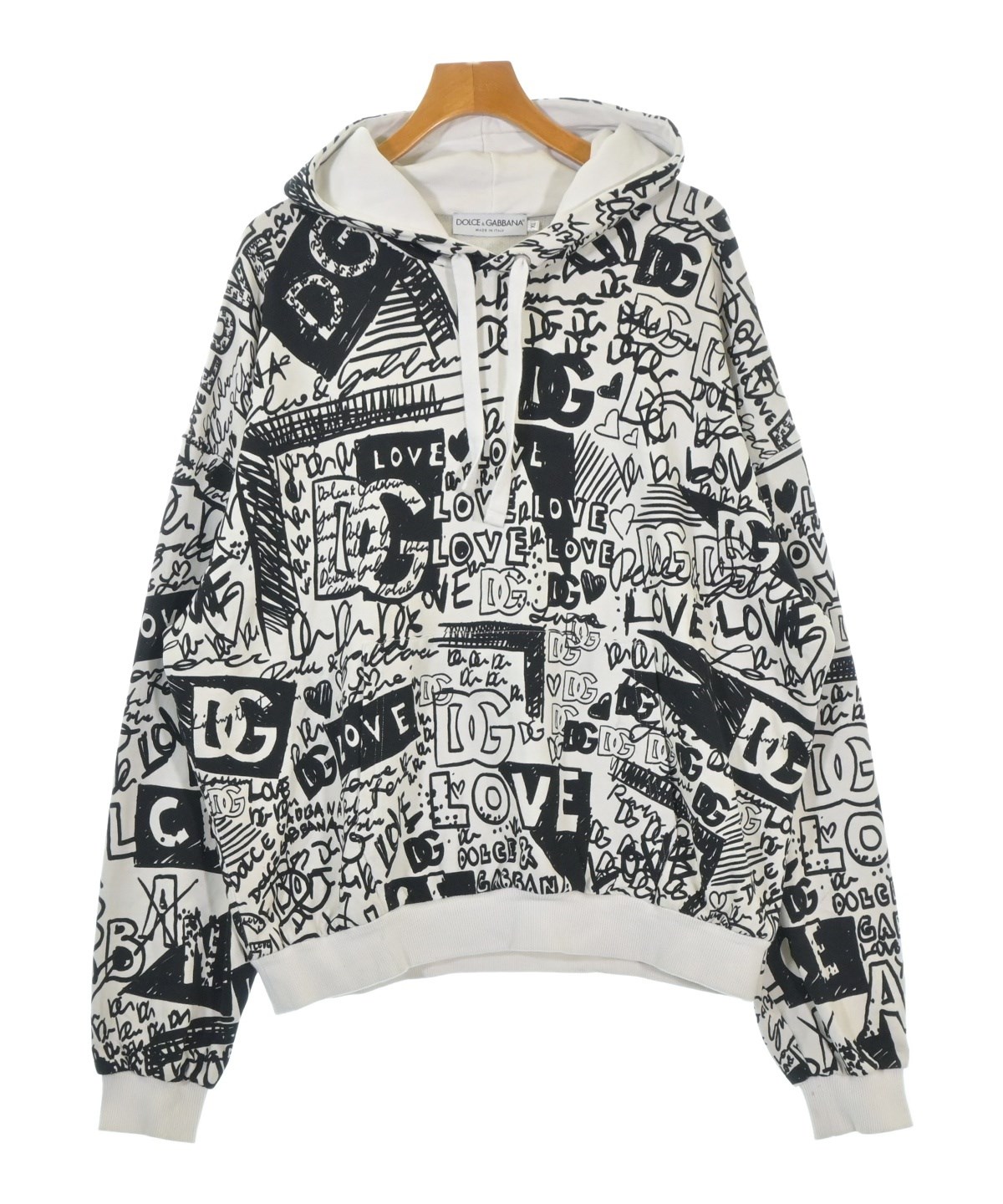 DOLCE&GABBANA（ドルチェアンドガッバーナ）パーカー 白 サイズ:XL