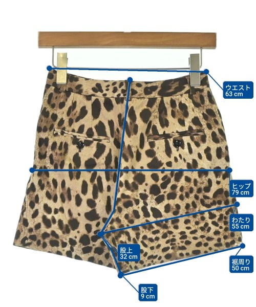 DOLCE&GABBANA（ドルチェアンドガッバーナ）ショートパンツ ベージュ サイズ:36(XS位) レディース/2200690942033
