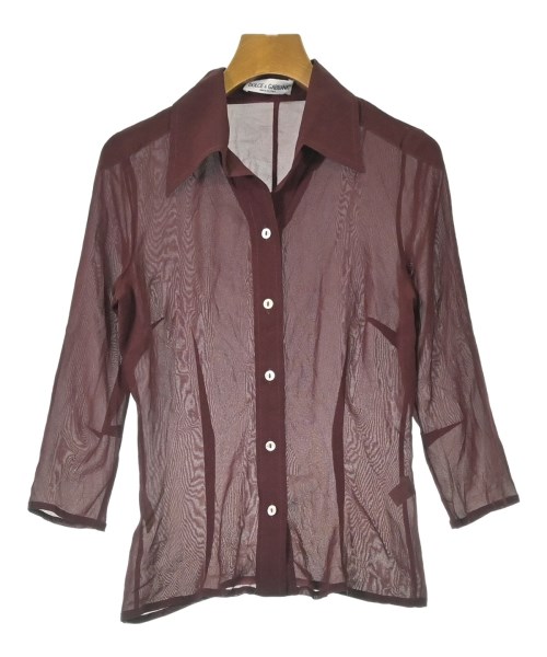 DOLCE&GABBANA(ドルチェアンドガッバーナ)ブラウス 赤 サイズ:38(S位)/2200691590042