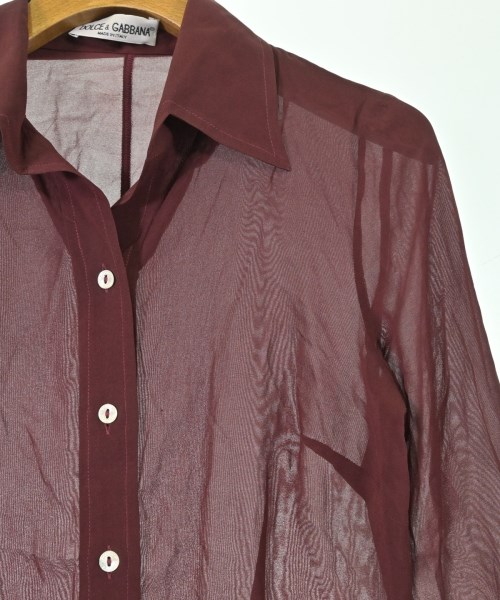 DOLCE&GABBANA（ドルチェアンドガッバーナ）ブラウス 赤 サイズ:38(S位) レディース/2200691590042