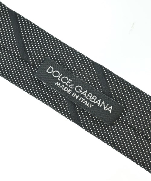 DOLCE&GABBANA（ドルチェアンドガッバーナ）ネクタイ 黒 サイズ:- メンズ/2200691851020