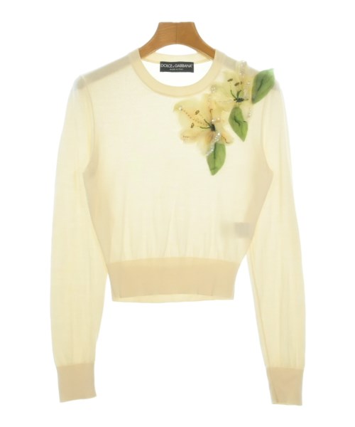 DOLCE&GABBANA(ドルチェアンドガッバーナ)ニット・セーター 黄 サイズ:-(XS位)/2200691939049